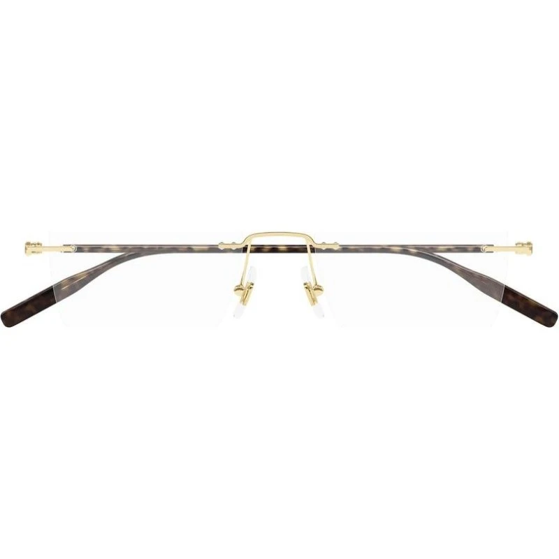 Montblanc MB0431O Gafas de Vista Hombre Rectangulares Oro