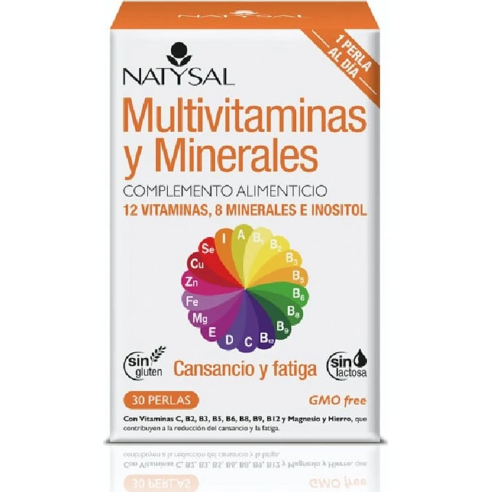 Natysal Multivitaminas y Minerales 30 perlas