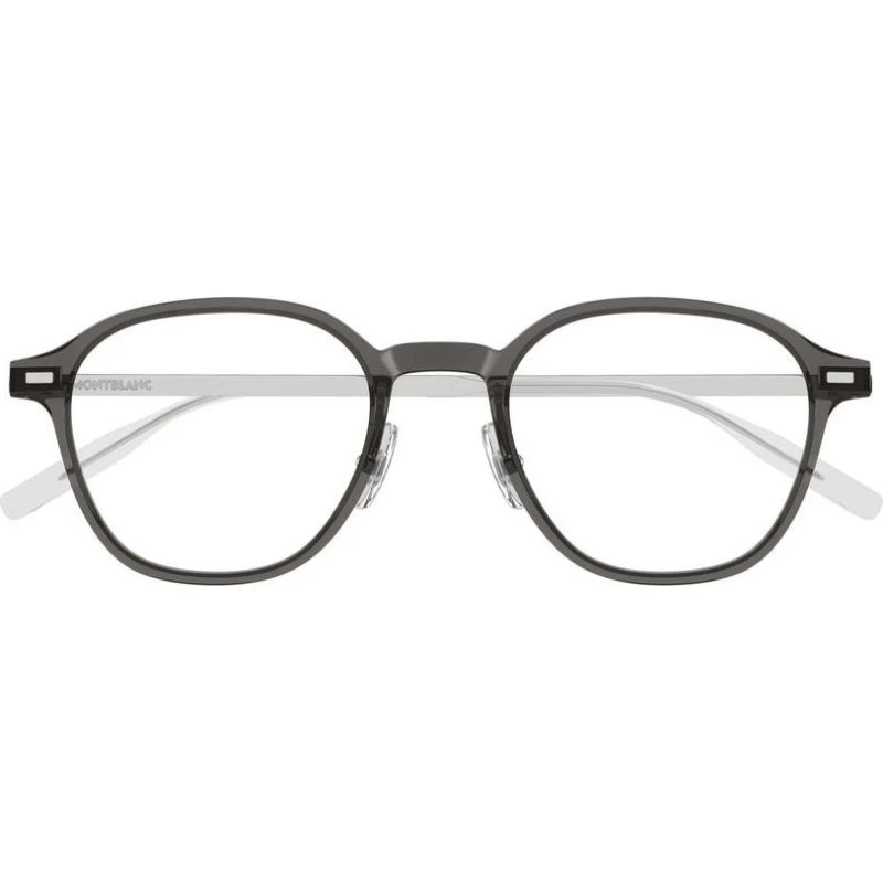 Montblanc MB0427O Gafas de Vista Redondas Gris para Hombre