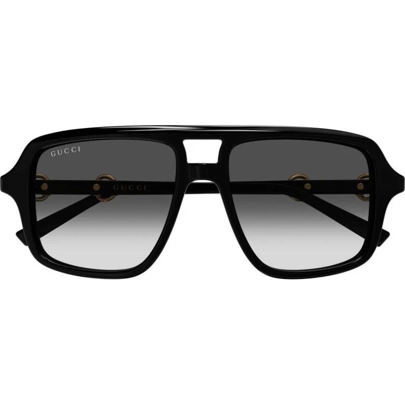 Gucci Gg2052s Gafas de Sol Piloto Mujer Negro Gris 53mm
