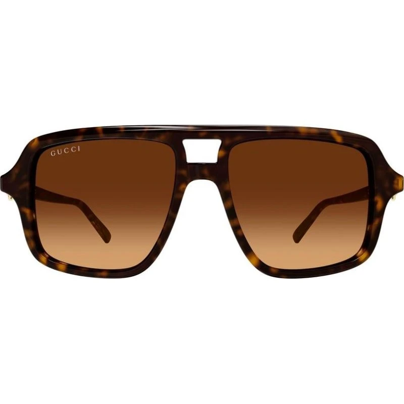 Gucci GG2052S Gafas de Sol Piloto Mujer Habano Marrón 53mm