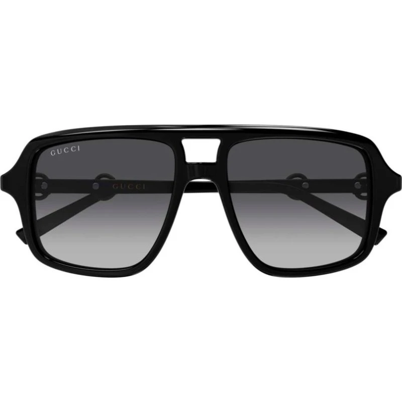 Gucci GG2052S Gafas de Sol Piloto Mujer - Negro/Gris 53mm
