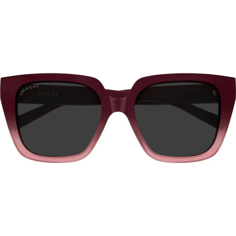 Gucci GG2102S Gafas de Sol Mariposa Rojo Burdeos Gris 54mm