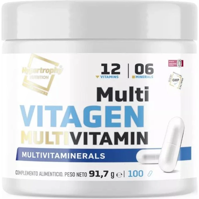 Hypertrophy Vitagen Multivitamin 100 Cápsulas
