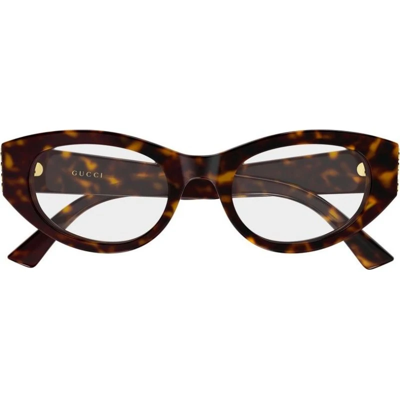 Gucci GG2041O Gafas de Vista Redondas para Mujer - Color Habano