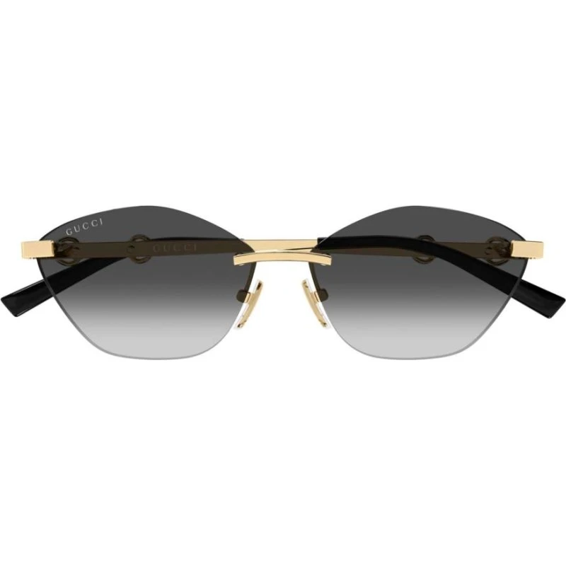 Gucci GG2050S Gafas de Sol Ojo de Gato Oro y Gris 59mm