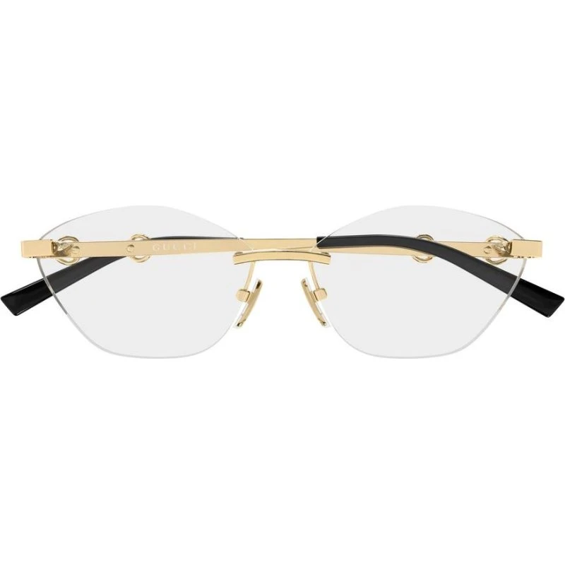 Gucci GG2050O Gafas de Vista Ojo de Gato en Oro para Mujer
