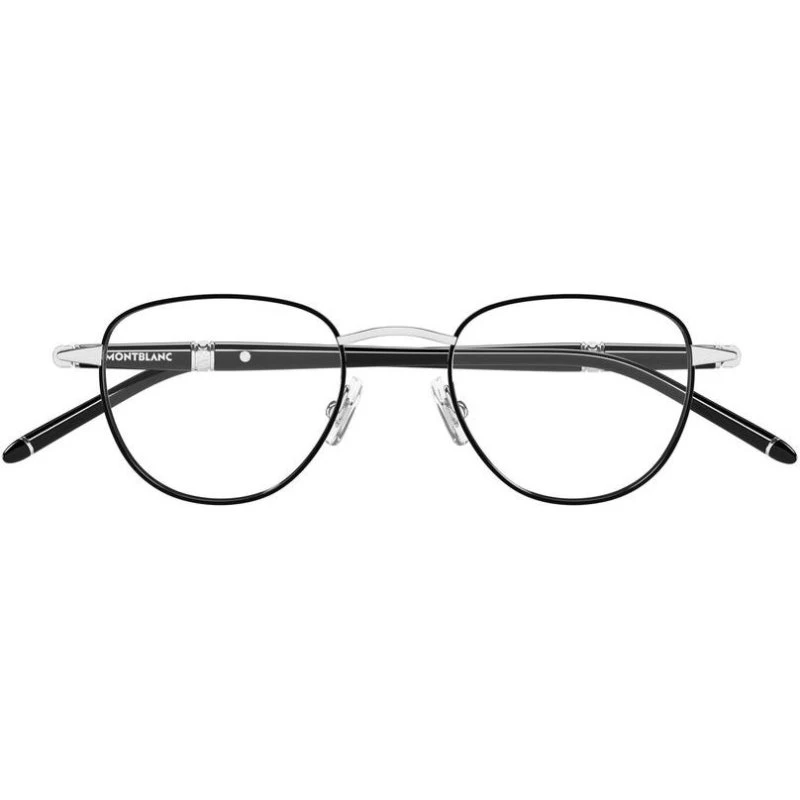 Montblanc MB0486O Gafas de Vista Redondas para Hombre