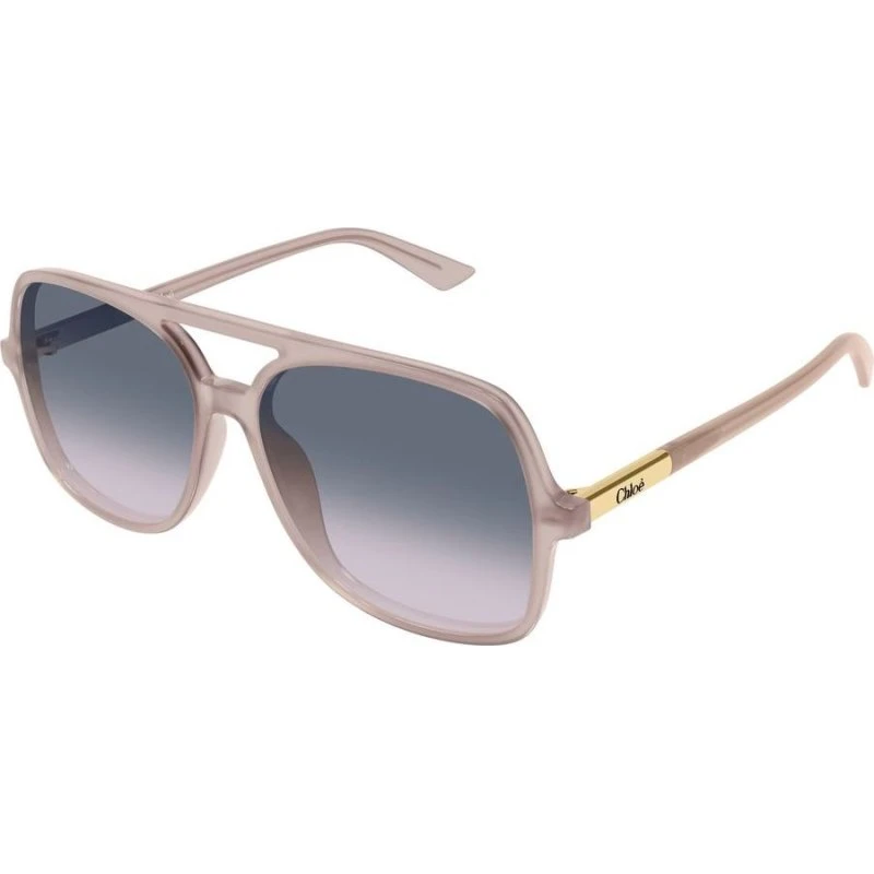 Chloé Ch0364S Gafas de Sol Piloto Rosa y Gris para Mujer