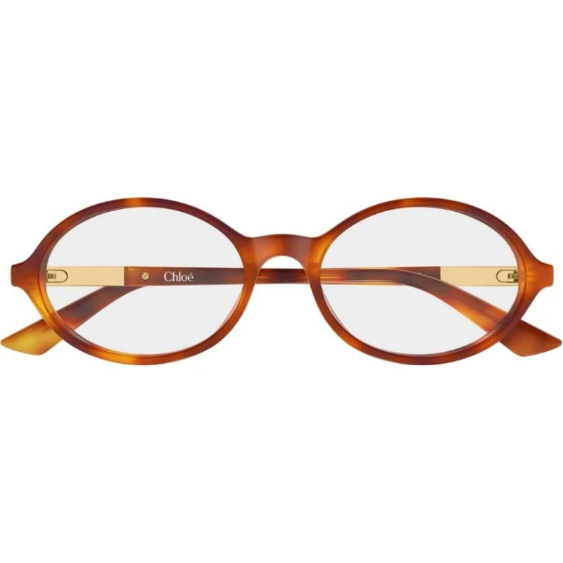Chloé CH0367O Gafas de Vista Ovaladas Color Habano