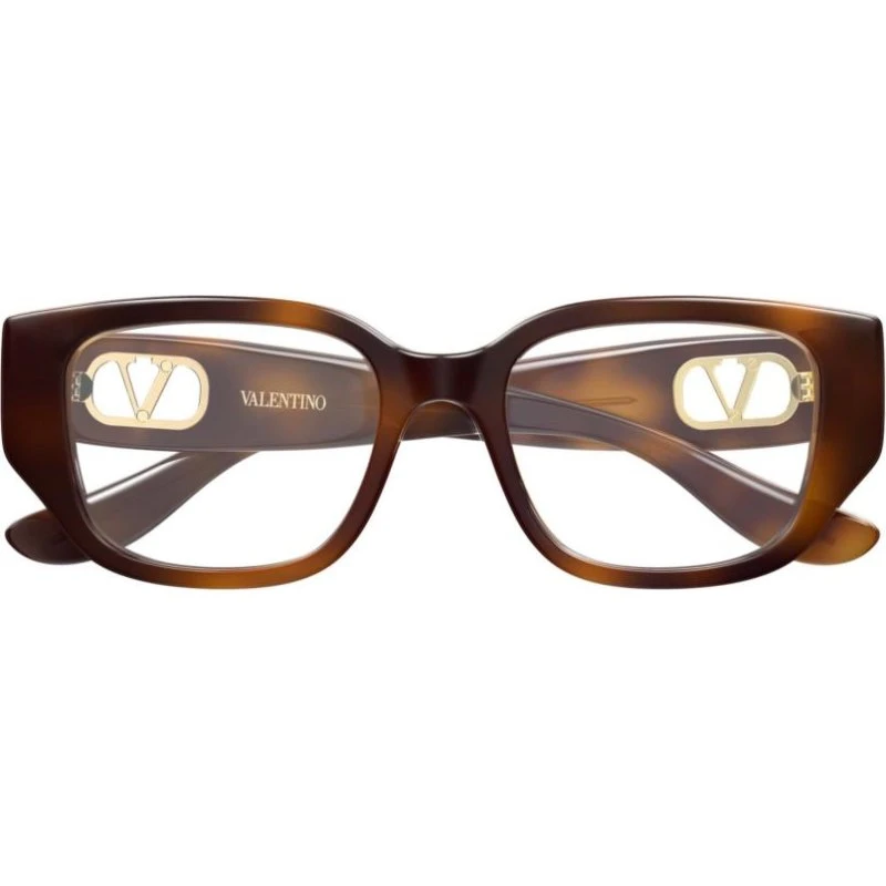 Valentino VG0037OA Gafas de Vista Cuadradas Habano para Mujer