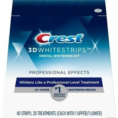 Crest 3D White Professional Effects Tiras Blanqueadoras, 40 tiras