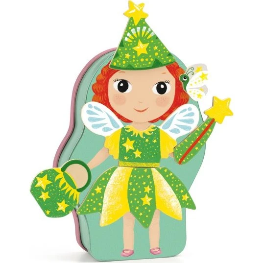 Djeco Inzebox Belissimo - Juego Magnético de Madera