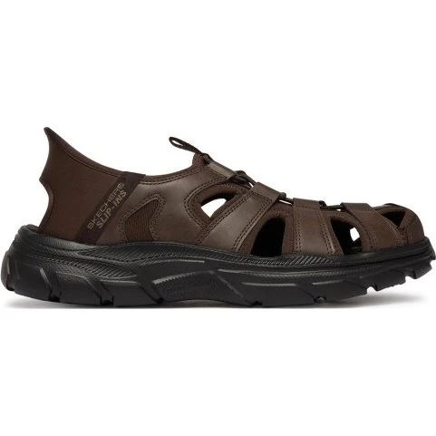 Skechers Slip-ins Revolted Vartan Sandalia Marrón Hombre Talla 41
