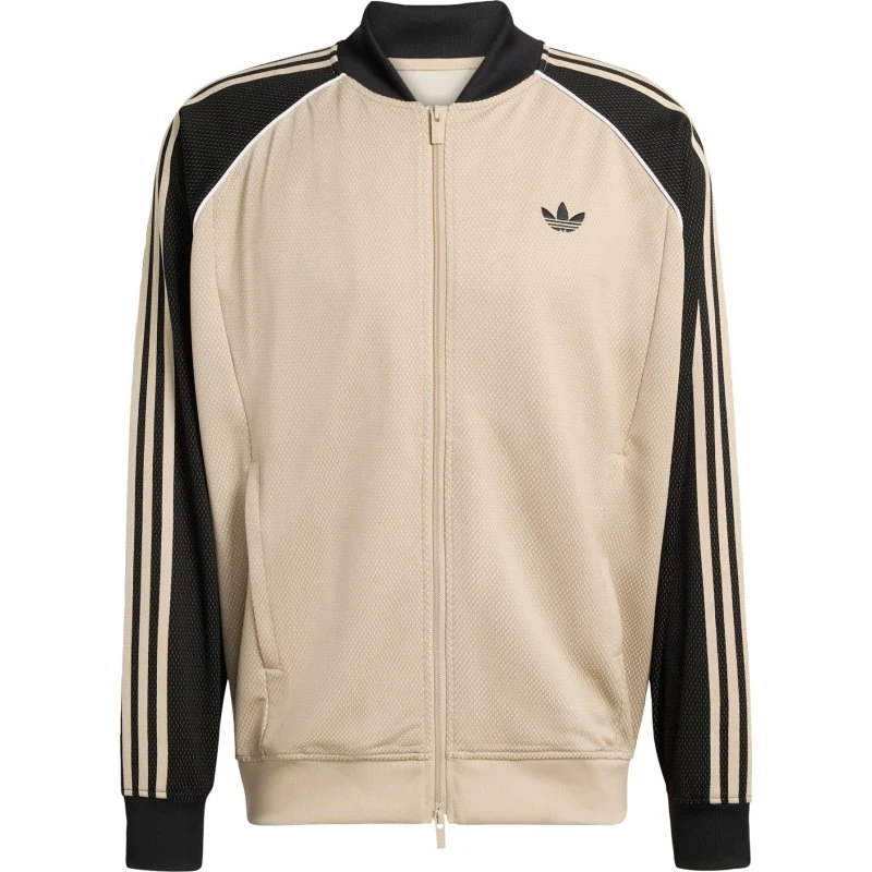 Adidas Originals Chaqueta Bomber de Entretiempo Beige/Negro/Blanco