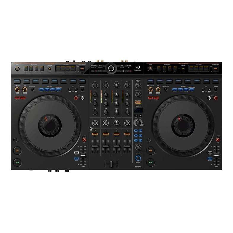 AlphaTheta DDJ-GRV6 Controladora DJ con Groove Circuit - Negro