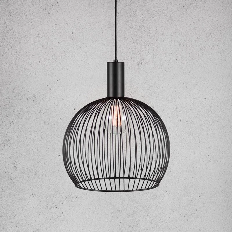 Lámpara colgante Aver 40 cm Nordlux - Diseño Escandinavo Negro