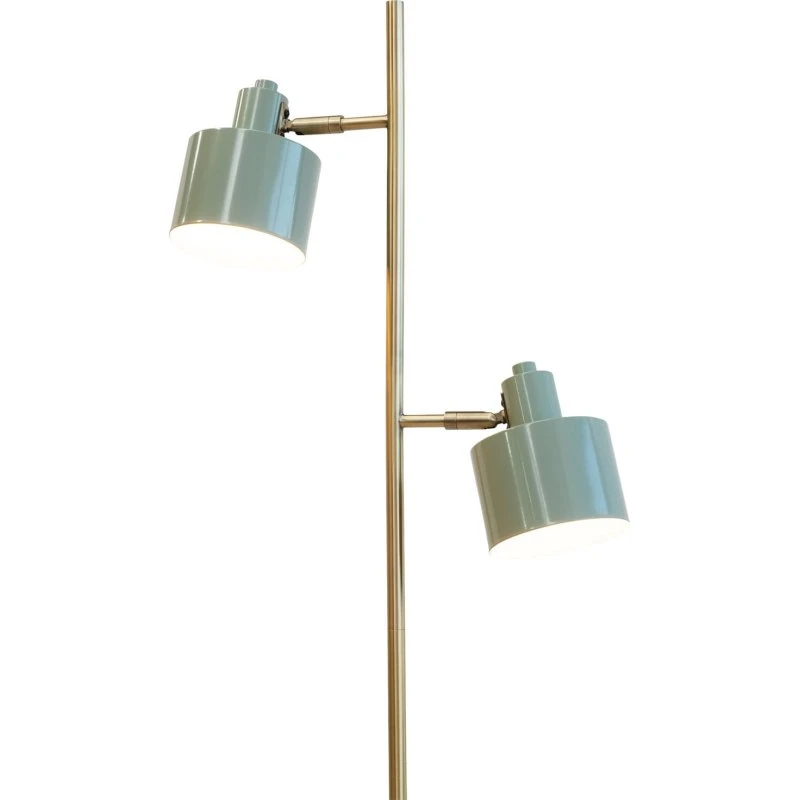 Lámpara de pie Dyberg Larsen Ocean, Oliva, 160 cm, 2 luces