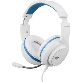 Deltaco Headset Gaming PS5 3.5mm Blanco/Azul