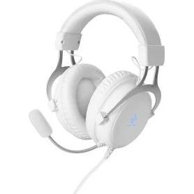 Deltaco WH85 Gaming White 2x3.5mm LED