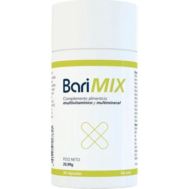 Barimix 30 cápsulas - Suplemento Multivitamínico y Multimineral