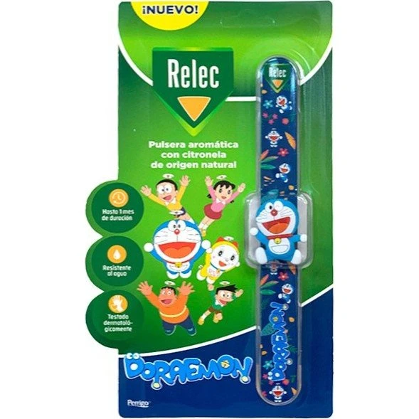 Relec Pulsera Aromática con Citronela Doraemon para Niños