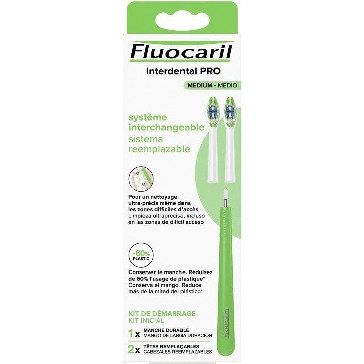 Fluocaril Cepillo Interdental Pro Medio + 2 Recambios