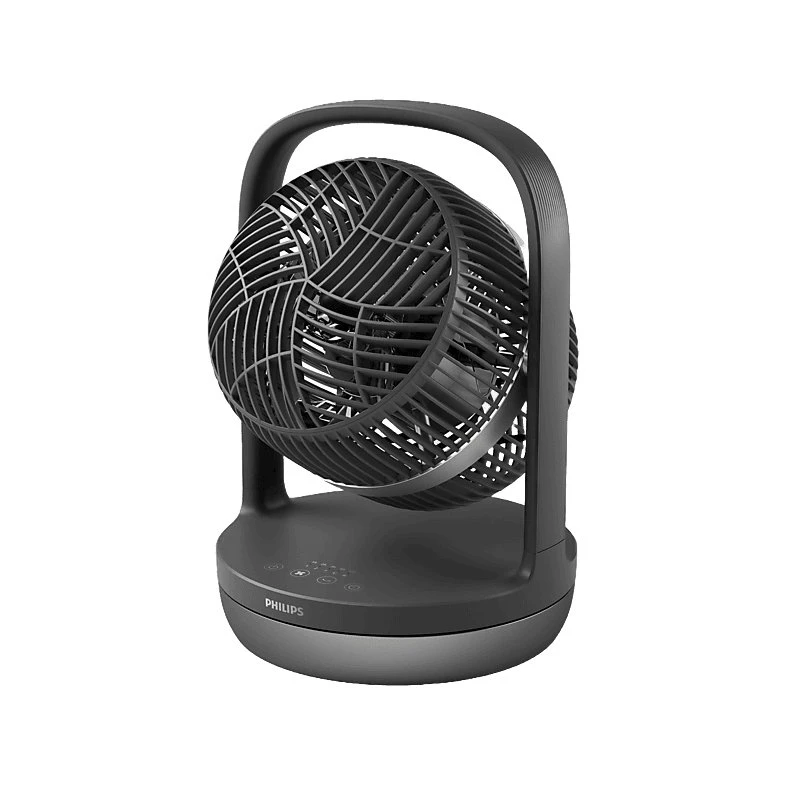 Ventilador de sobremesa Philips CX3050/01, 3 velocidades, 27W, Negro