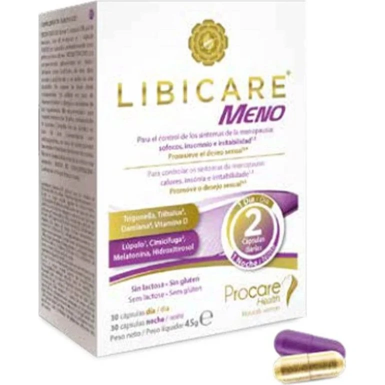 Procare Libicare Meno 60 Cápsulas - Alivio Menopausia