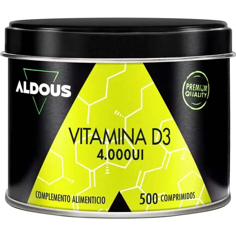 Aldous Bio Vitamina D3 4000 UI - 500 Comprimidos