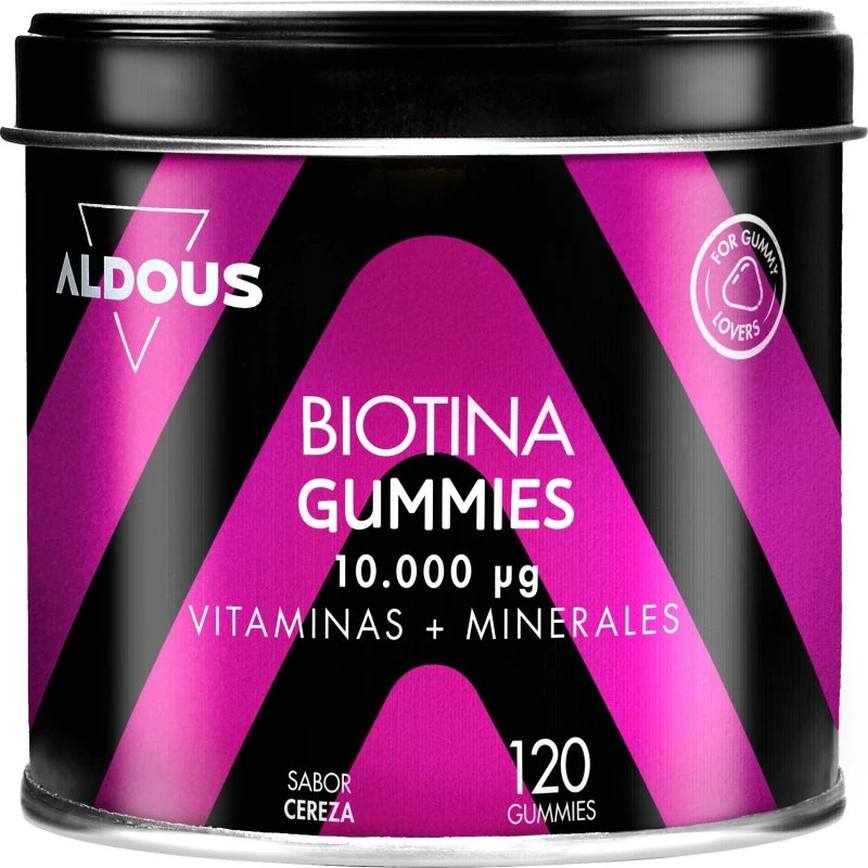 Aldous Biotina 10.000 mcg 120 Gummies
