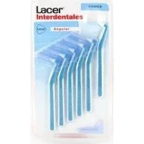 Lacer Cepillo Interdental Cónico Angular Blanco-Azul 6 uds