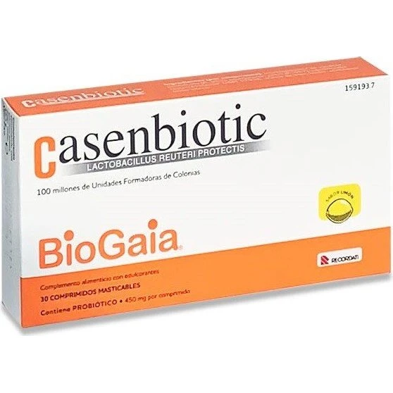 CASENBIOTIC Sabor Limón 30 Comprimidos Masticables