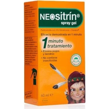 Neositrin Spray Gel Líquido Antipiojos 60ml