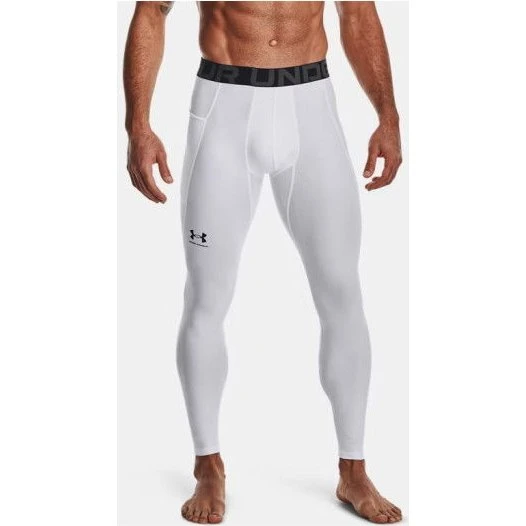 Under Armour HeatGear Mallas Largas Negro/Blanco