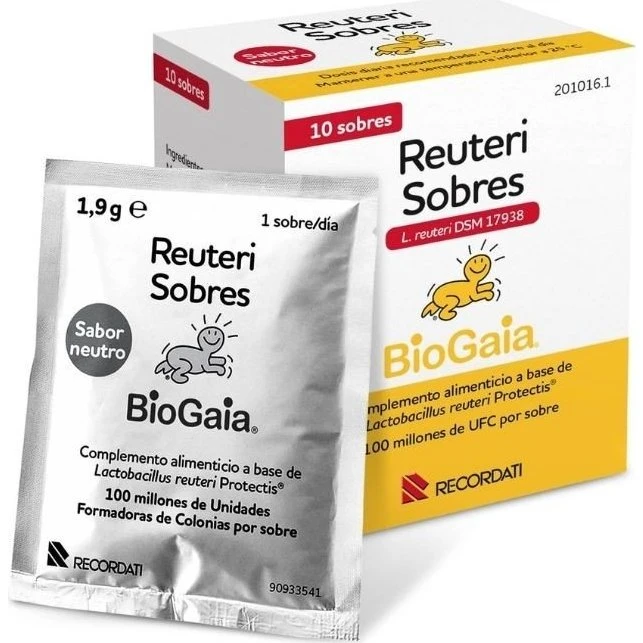 BIOGAIA Reuteri Sobres Sabor Neutro 10 Unidades