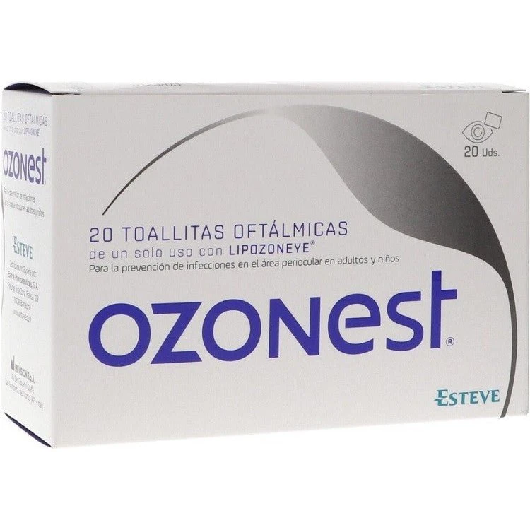 OZONEST Toallitas Oftálmicas - Pack de 20 unidades