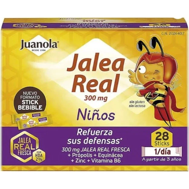 Juanola Jalea Real Niños 28 Sticks - Complejo Vitamínico