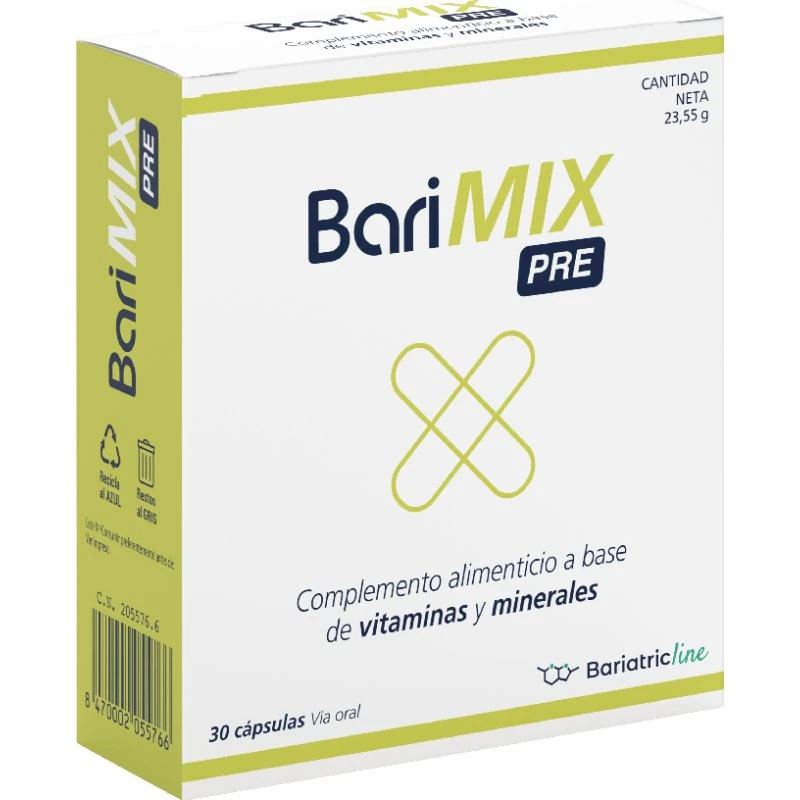 Barimix Pre Bariatricline 30 Cápsulas