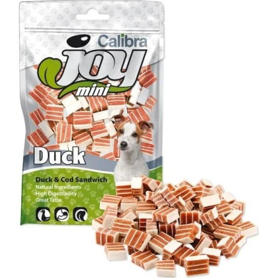 Calibra Joy Dog Mini Sandwich Bacalao y Pato 70g