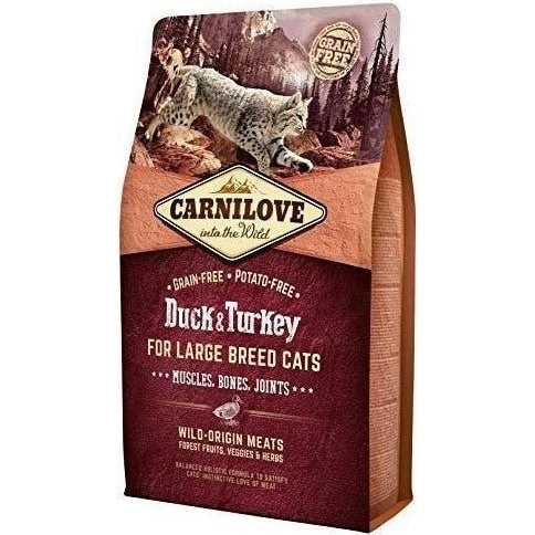 Carnilove Feline Adult Large Pato y Pavo Alimento Seco 400g