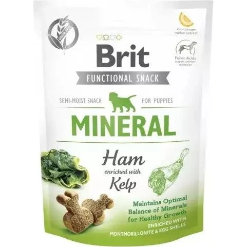 Brit Care Dog Functional Snack Mineral Puppy Jamón 150g