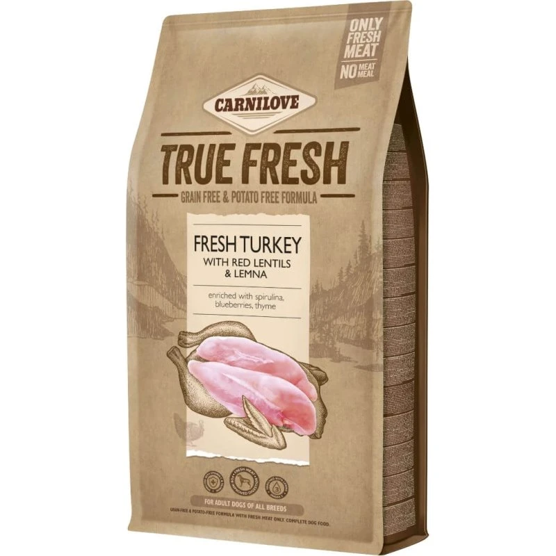 Carnilove True Fresh Adult S-XL Pavo con Lentejas Rojas 1.4kg