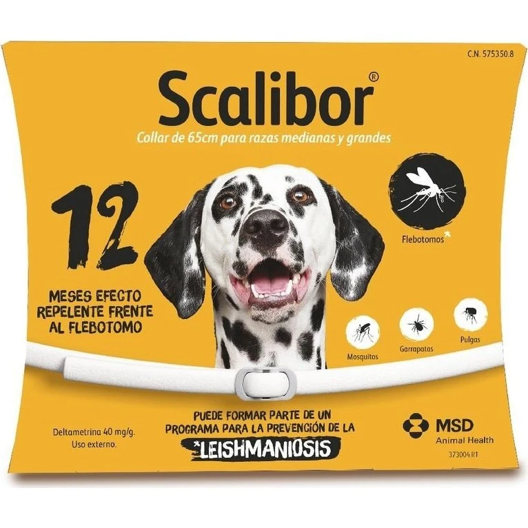 Scalibor Collar Antiparasitario para Perros Grandes 65 cm