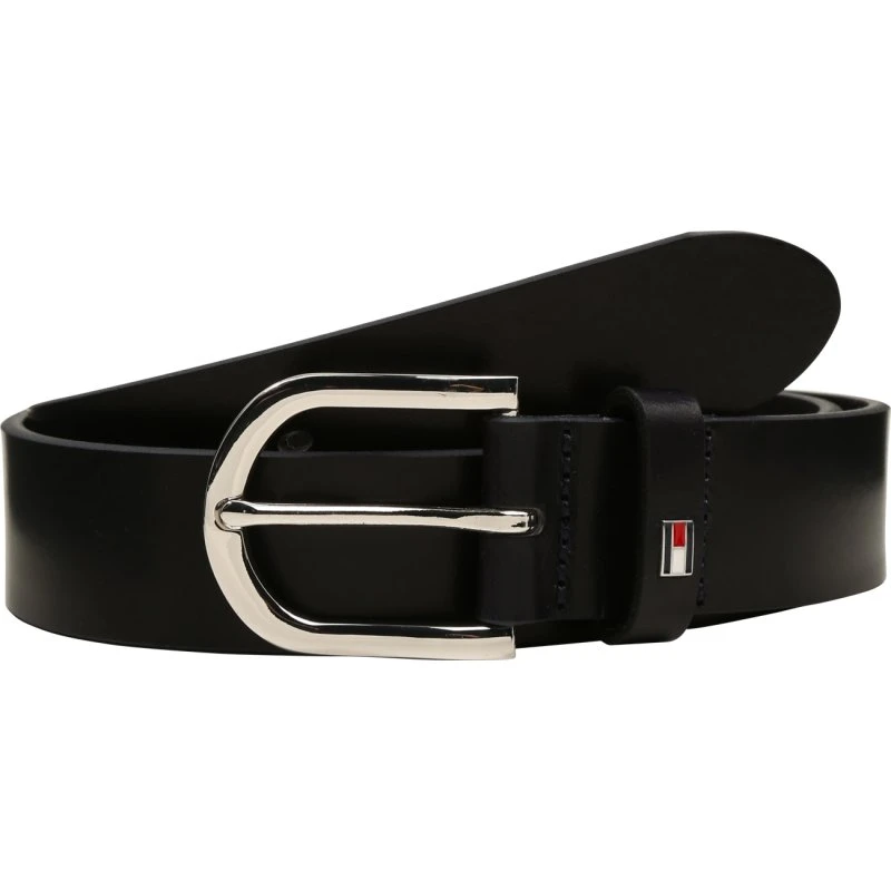 Tommy Hilfiger Cinturón 'Danny' de Cuero - Azul/Rojo/Blanco