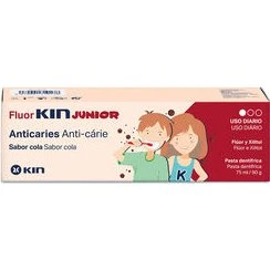 Kin Fluorkin Junior Pasta de Dientes Sabor Cola 75ml