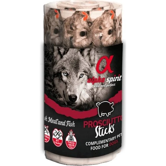 Alpha Spirit Ristra de Barritas para Perros Jamón 16 Unid.