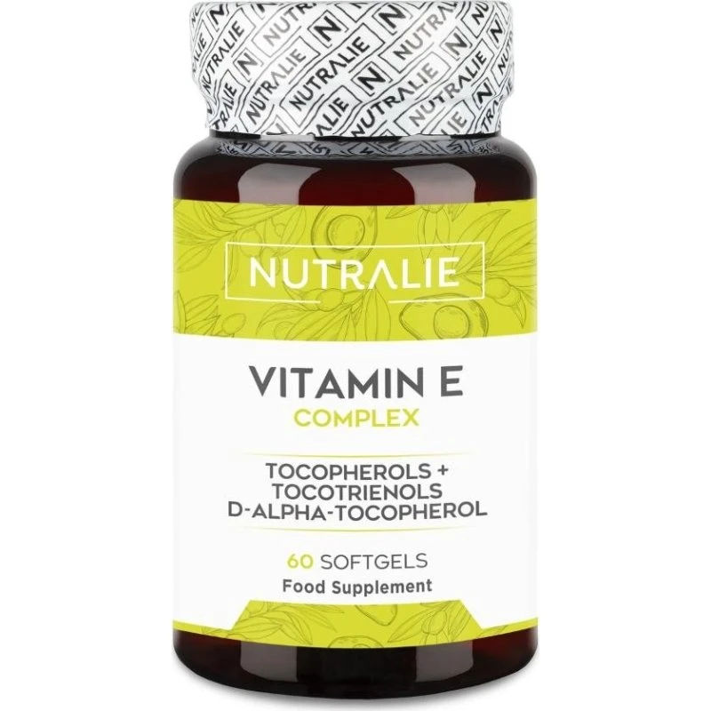 Nutralie Vitamina E Complex con Tocoferoles y Tocotrienoles 60 Cápsulas