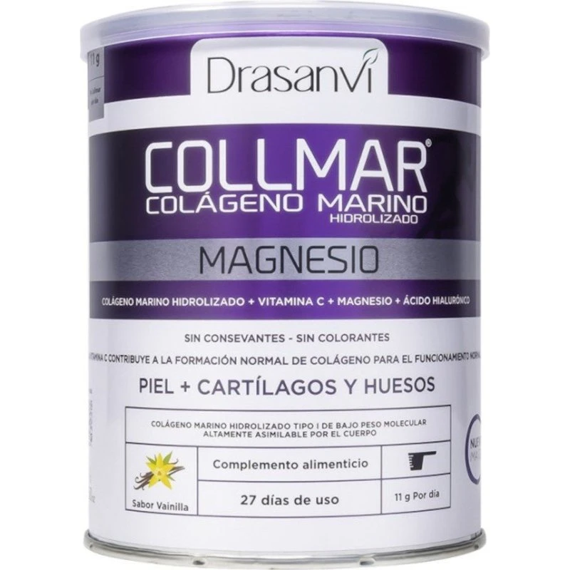Drasanvi Collmar Colágeno Marino con Magnesio y Ácido Hialurónico Vainilla 300g