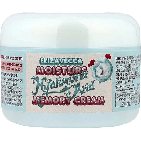 Elizavecca Crema Hidratante Moisture Hyaluronic Acid Memory 100g
